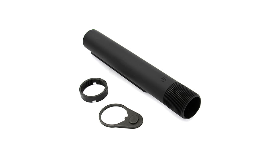 JP Enterprises Enhanced Carbine Buffer Tube, Hardcoat Anodized, Black, JPBT-CA