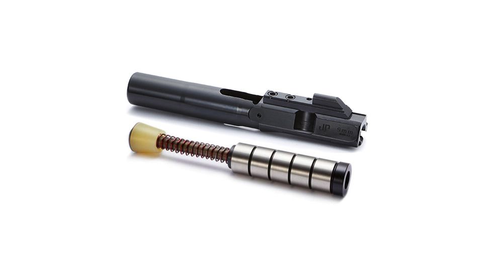 JP Enterprises EnhancedBolt Bolt Carrier Group BCG, 9mm, QPQ Finish, Short Stroke SCS System JPSCS2-9SS-5 - 5 Steel Masses, Black, JPBC-9SL-5SS