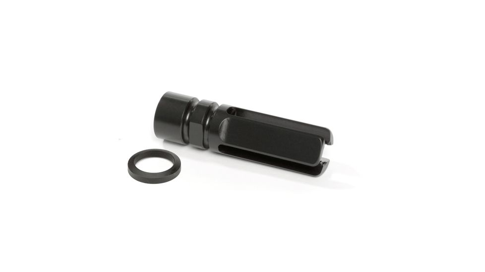 Flash Hider, 1/2-28 TPI, .850 Diameter, .281 Exit, QPQ, Black