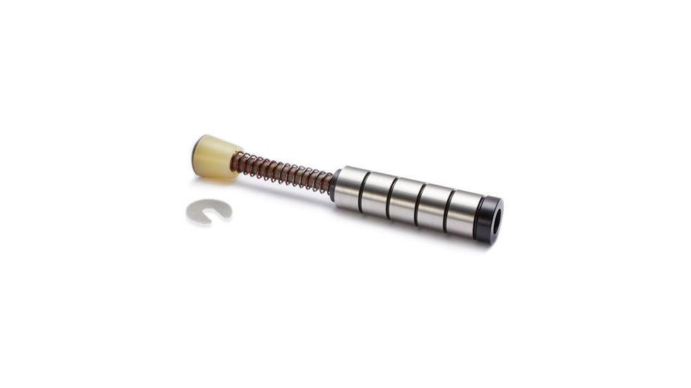 JP Enterprises Gen 2 Silent Capture Spring System, 9mm, Short Stroke, 5 Steel Masses, Black/Silver, JPSCS2-9SS-5