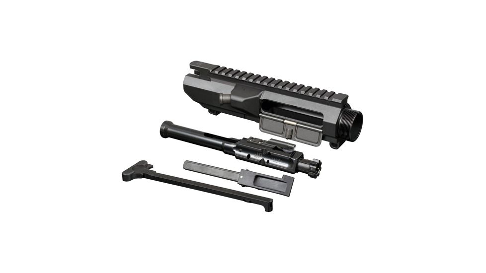 JP Enterprises PSC-19 Stripped Upper Receiver Assembly, PSC-12 Upper Receiver, JPSCHA-LP Side-Charge Kit, JPBC-4 LMOS Bolt Carrier Group, .308 Win, Black, JPPSCKA-URA4