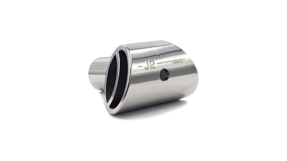 JP Enterprises Recoil eliminator, dual chamber, Brushed Stainless, 5/8x28 TPI, .875 Nut JPRE-428S
