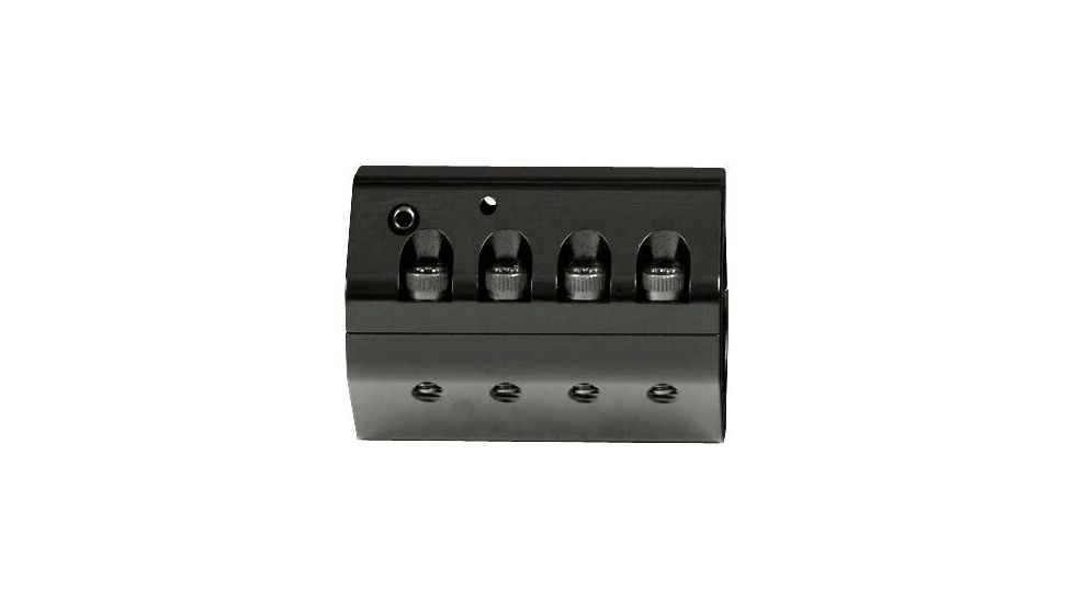 ADJUSTABLE GAS BLOCK WITH ADJUSTABLE LOCKING SCREW, .936 BORE,  ALUMINUM  LOW PROFILE TO FIT UNDER HAND GUARD FOR AR-10 STYLE