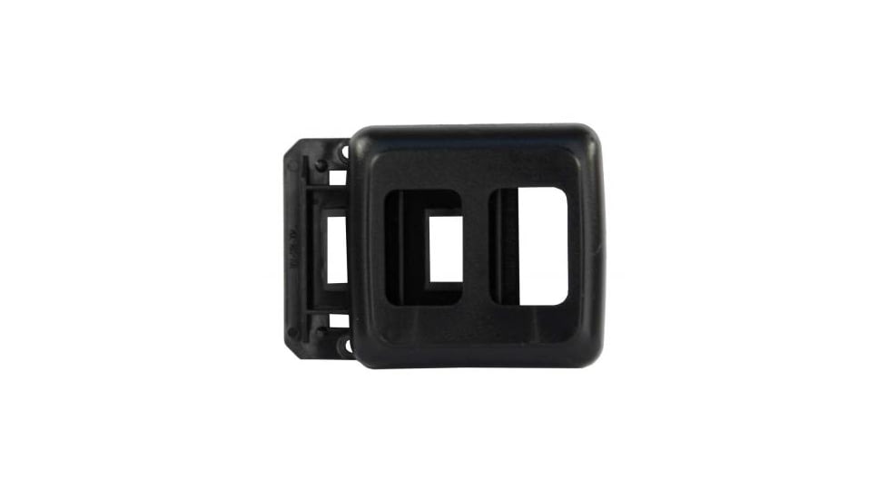 JR Products Double Switch Base And Face Plate, Black, 12315