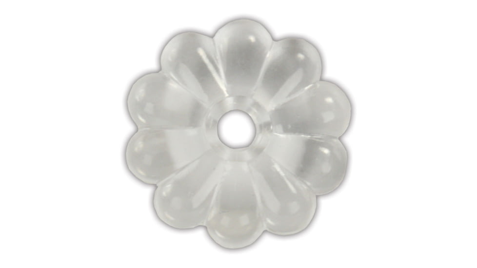 JR Products Plastic Rosette, Clear, Pack of 14, 20465
