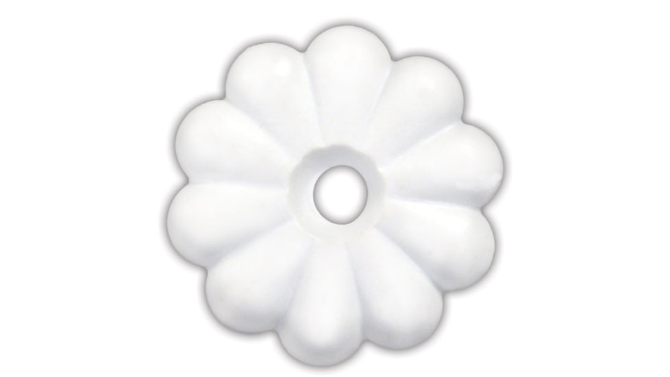 JR Products Plastic Rosette, White, Pack of 14, 20455