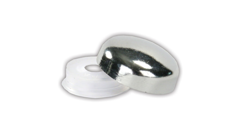 JR Products Screw Covers, Chrome, Pack of 14, 20405