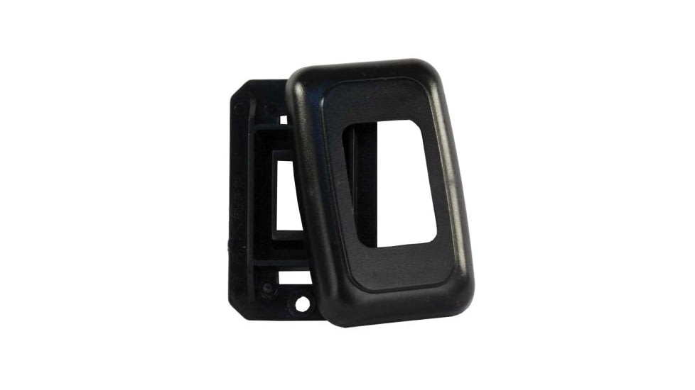 JR Products Single Switch Base And Face Plate, Black, 12305