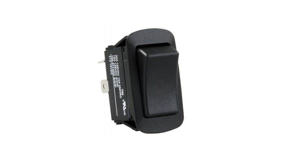 JR Products Water-Resistant Spst On/Off Switch, Black, 13795