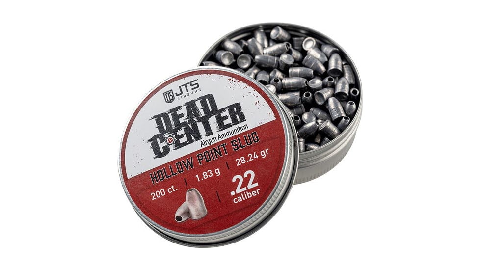 JTS Group Dead Center Slugs, .22 Caliber, Hollow Point, 28.24 Grain, 200 Count, JAC203