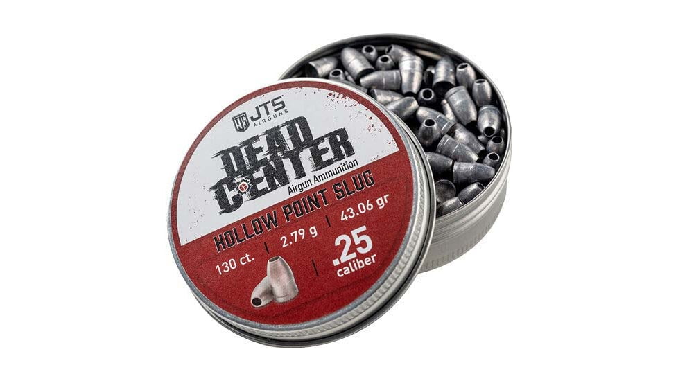 JTS Group Dead Center Precision .25 Caliber 43.06 Grain Hollow Point Slug Pellets, 130 Pack, JAC202
