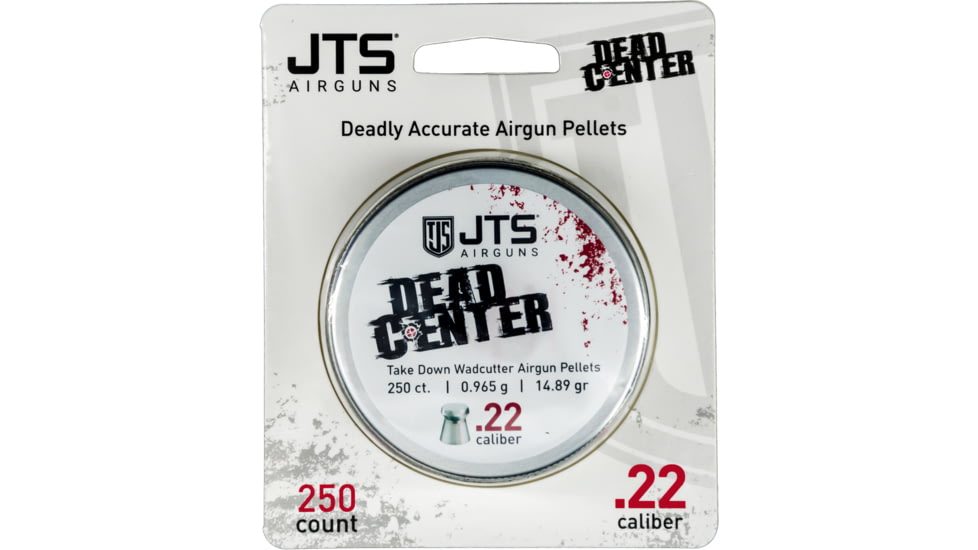 Jts Group Jts Pellets Dead Center .22 Wadcutter 14.89 Gr. 250ct, JAC119
