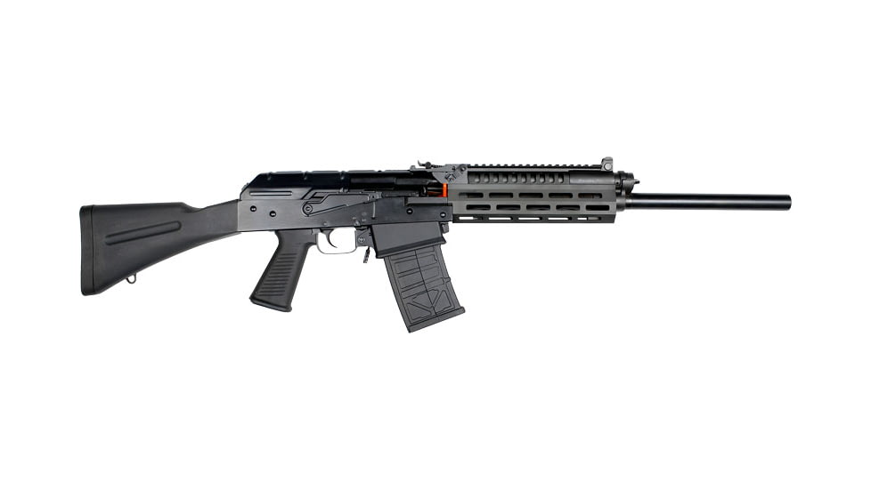 JTS Group M12AK-T1 3in Tactical Semi-Auto Shotgun, 12 Gauge, 18.7in BBL, Synthetic Black Stock, 2 Mag Included, 5RD Capacity, Black, M12AKT1
