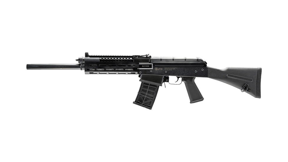 JTS Group M12AK-T1A 3in Tactical Semi-Auto Shotgun, 12 Gauge, 18.7in BBL, Synthetic Black Stock, 2 Mag Included, 5RD Capacity, Black, M12AKT1ABL