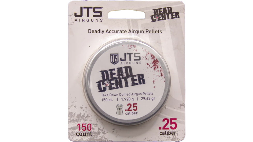 JTS Group Pellets Dead Center 25 Cal Domed 29.63 Gr 150Ct, JAC125
