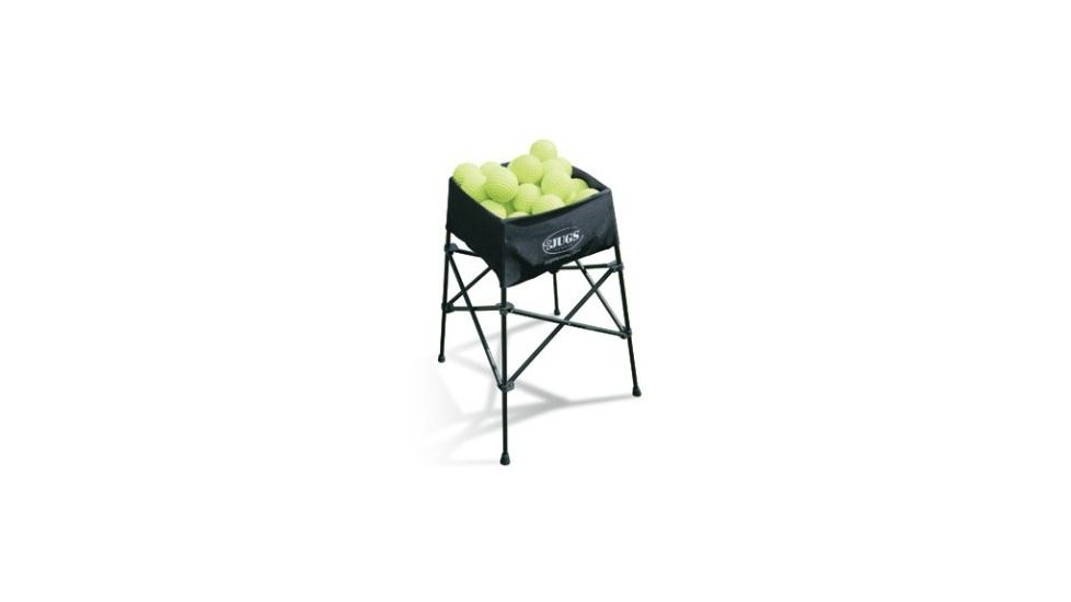 JUGS Back-Saver Collapsible Ball Basket, Black, A1021