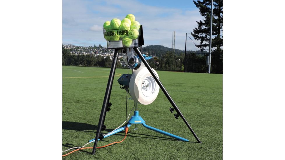 JUGS Carousel Feeder for BP 1 Softball Pitching Machine, Black, F1045