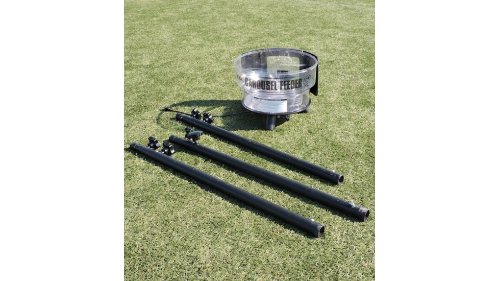 JUGS Carousel Feeder for BP 1 Softball Pitching Machine, Black, F1045