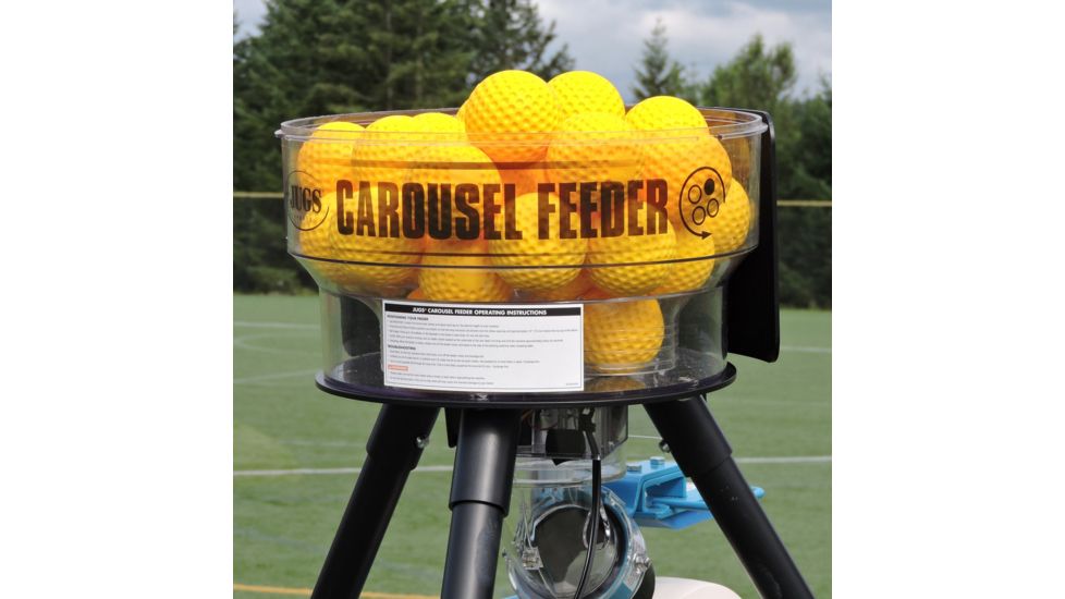 JUGS Carousel Feeder for BP 1 Softball Pitching Machine, Black, F1045