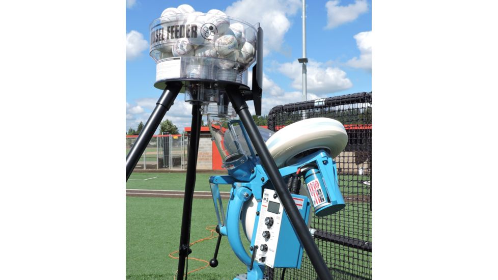 JUGS Carousel Feeder for BP 1 Softball Pitching Machine, Black, F1045