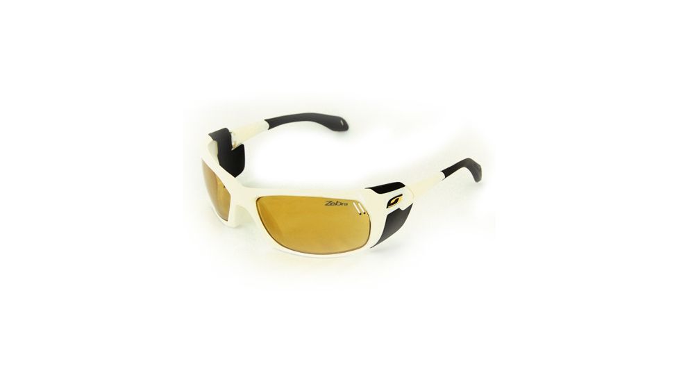 Julbo Bivouak Sunglasses, Zebra Lens, White 383311