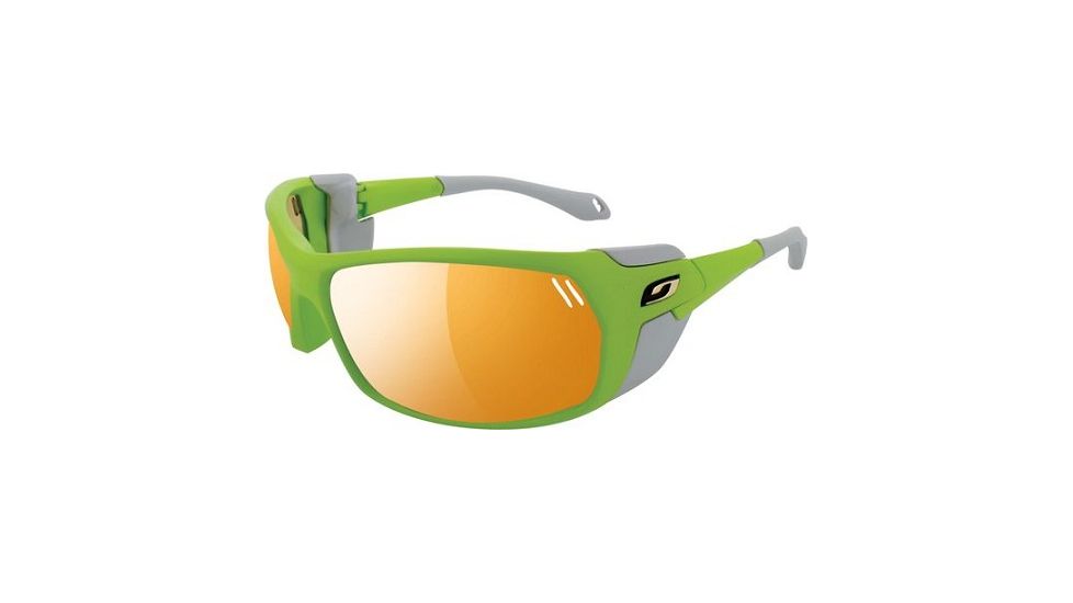 Julbo Bivouak  Sunglasses, Matte Apple Green / Grey Frame With Zebra Lenses 3833116