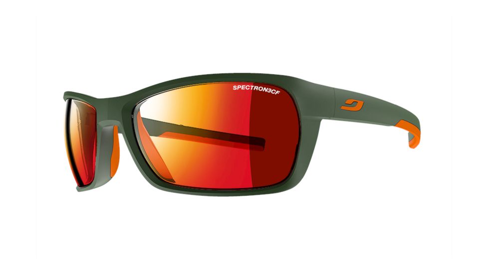 Julbo Blast Bifocal Prescription Sunglasses, Army/Orange Frame, J4711154BI