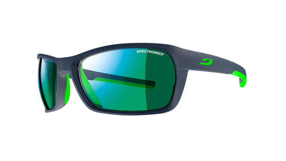 Julbo Blast Bifocal Prescription Sunglasses, Matte Dark Blue/Green Frame, J4711132BI