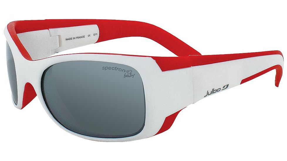Julbo Booba Progressive Prescription Sunglasses, White / Red Frame, Spectron 4 Baby Lens-J4352311PR