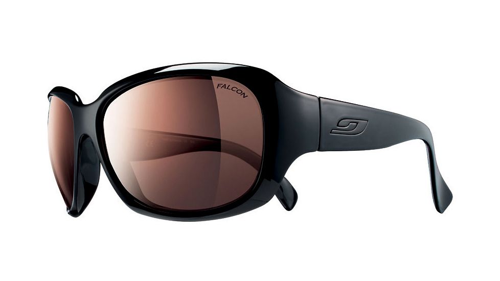 Julbo Bora Bora Single Vision Prescription Sunglasses, Black Frame, Falcon W/ Copper Tint Lens, Polarized-J4397314SV