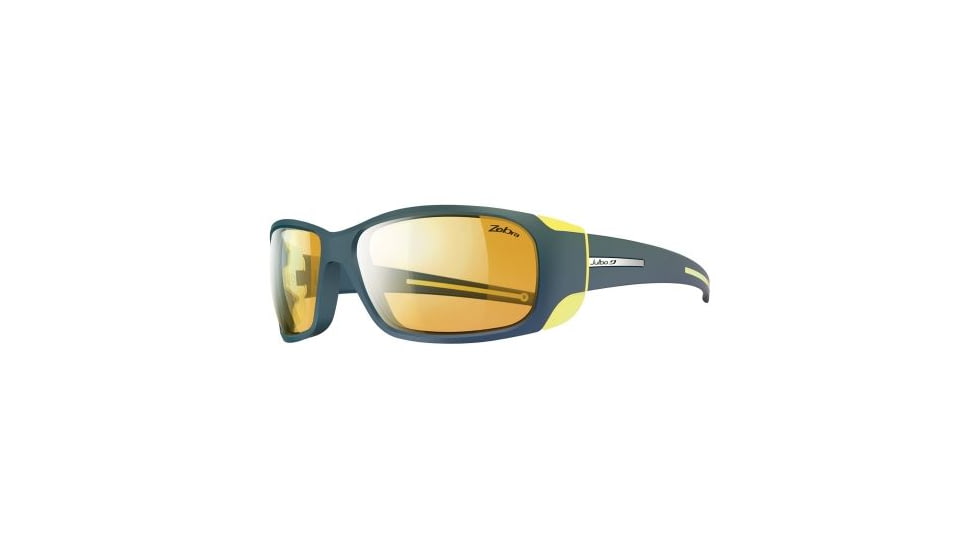 Julbo Montebianco Sunglasses - Dark Blue/Yellow Frame w/Zebra Lenses 4153132