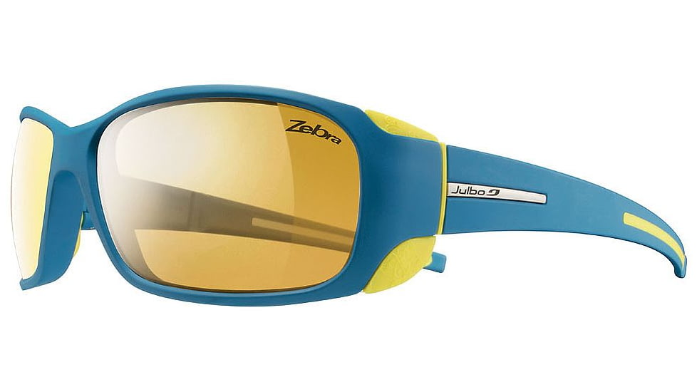 Julbo MonteBianco Bifocal Prescription Sunglasses, Blue Yellow Frame, Zebra Lens, Photochromic-J4153112BI