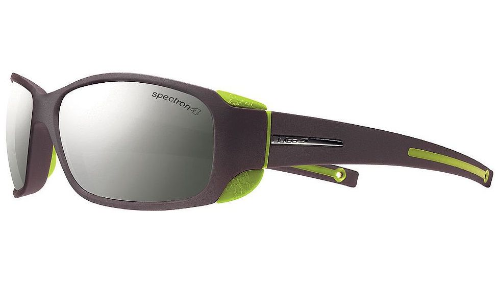 Julbo MonteBianco Bifocal Prescription Sunglasses, Matte Black / Lime Frame, Spectron 4 Lens-J4151241BI