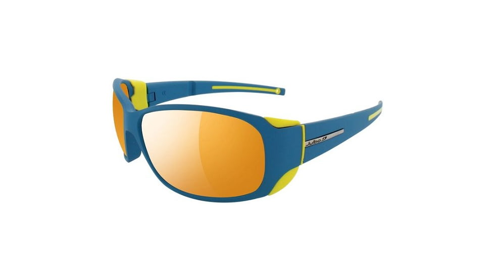 Julbo Montebianco Sunglasses, Blue/Yellow Frame w/ Zebra Lenses 4153112