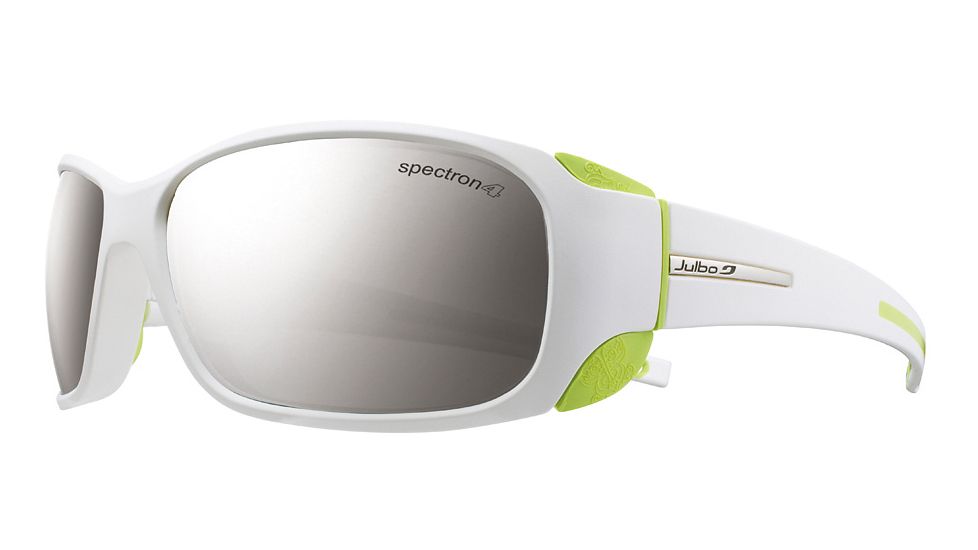 Julbo Montebianco Sunglasses - White/Lime Frame Frame w/Spectron 4 Lenses 4151216