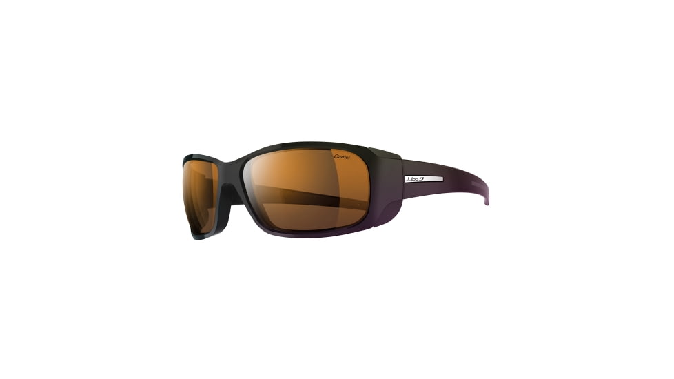 Julbo Montebianco Sunglasses with Camel Lenses, Black/Black, Large J4155014