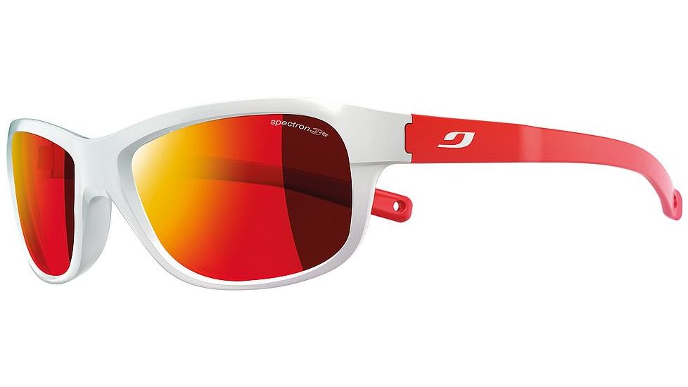 Julbo Player Progressive Prescription Sunglasses, White / Red Frame, Spectron 3+ Lens-J4621110PR