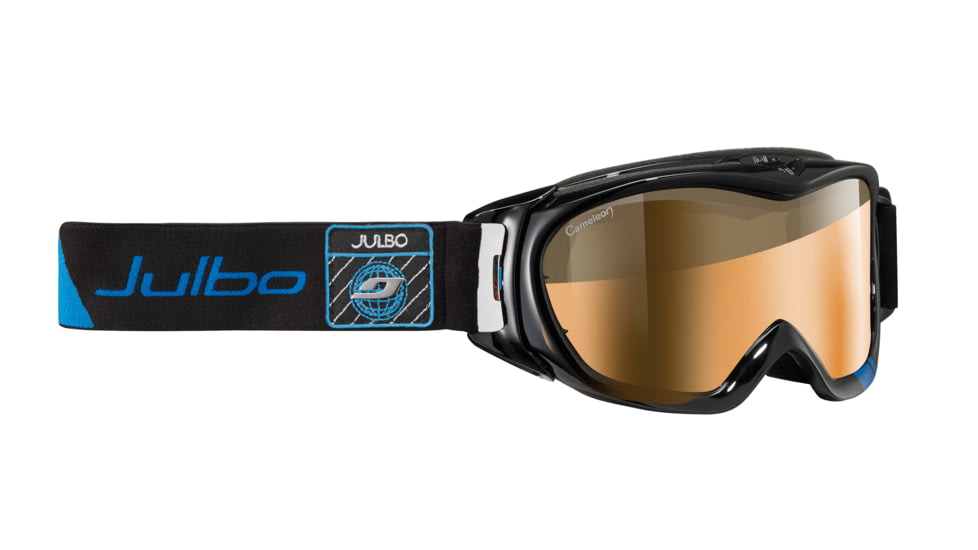 Julbo Revolution OTG Goggles-Black/Blue-Camel with Silver Flash Treatment