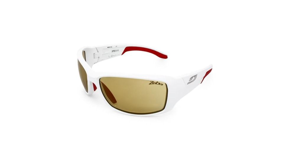 Julbo Run Speed Prescription White / Red Sun Glasses with RX Single Vision Lens