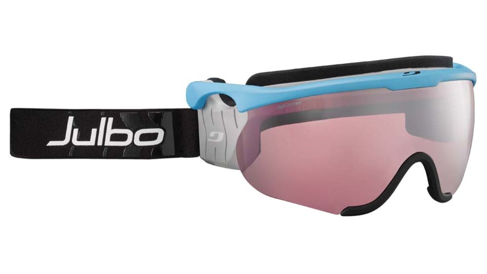 Julbo Sniper M Goggles, Matt Blue w/Interchangeable Single Spherical Lenses And A No Flash Treatment 69020122