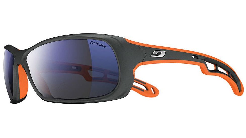 Julbo Swell Progressive Prescription Sunglasses, Black / Orange Frame, Octopus Lens, Polarized-J4418014PR