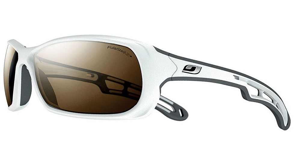 Julbo Swell Progressive Prescription Sunglasses, White / Grey Frame, Polarized 3+ Lens, Polarized-J4419111PR