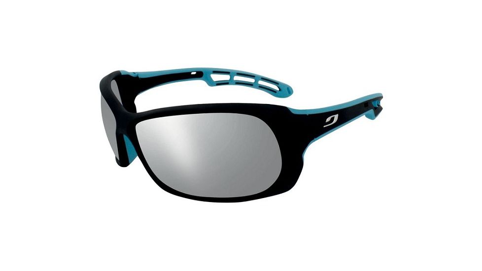 Julbo Swell Sunglasses Black/Blue Frame w/ Polarized 3+ Lenses 4419114