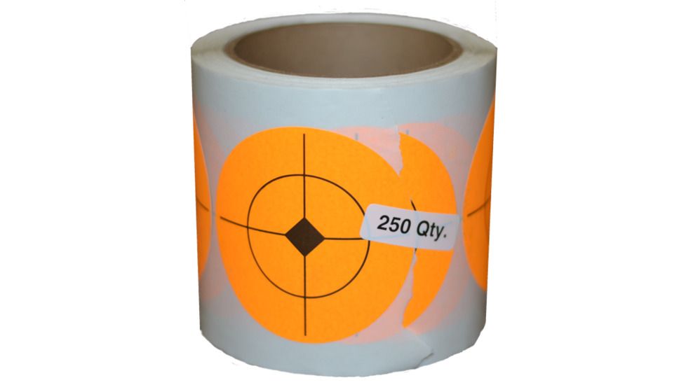 Legion Targets 2.5in Gun Target Sticker Roll, 250 Per Roll AR-1051