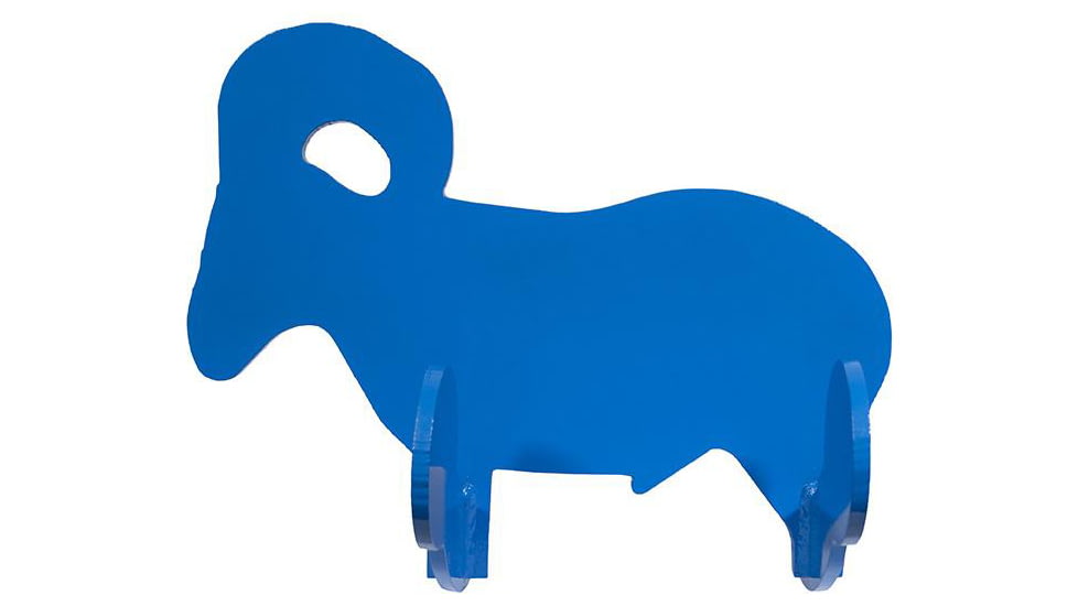 Legion Targets Rockin Ram 3/8in AR500, Blue, AR-1060