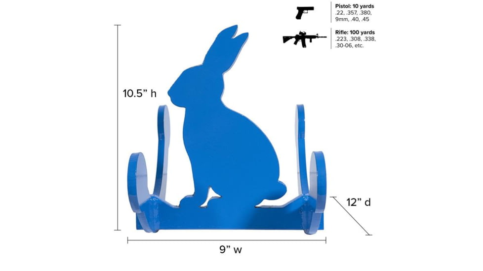 Legion Targets Rocking Rabbit AR500 Steel Target AR-1026