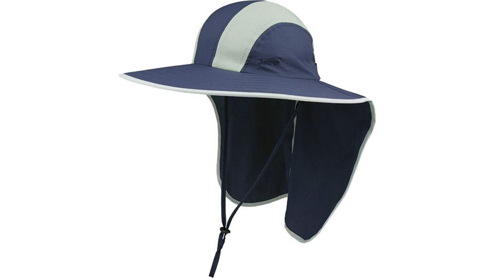 Juniper Taslon Uv Lg Bill Cap Khaki Os J7250-KH