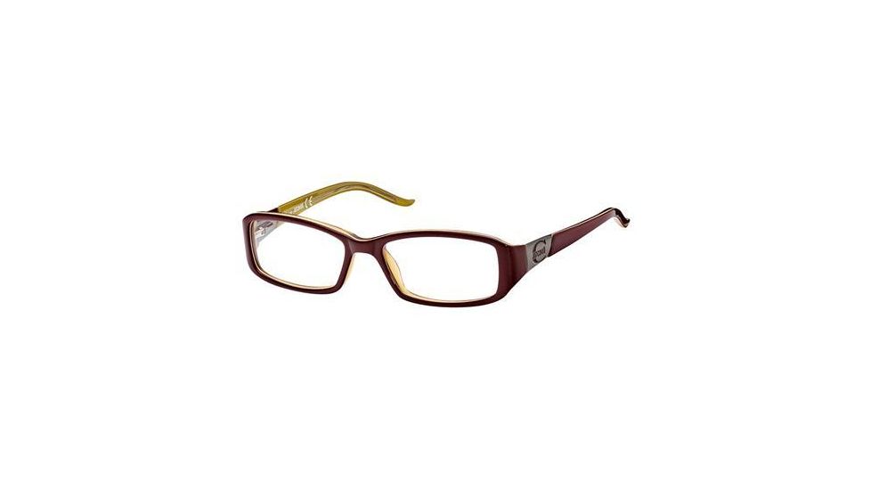 Just Cavalli JC0242 Eyeglass Frames - Bordeaux Frame Color