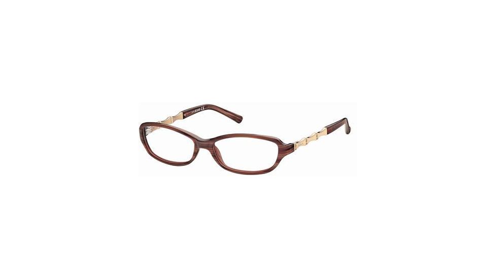 Just Cavalli JC0375 Eyeglass Frames - Dark Brown Frame Color