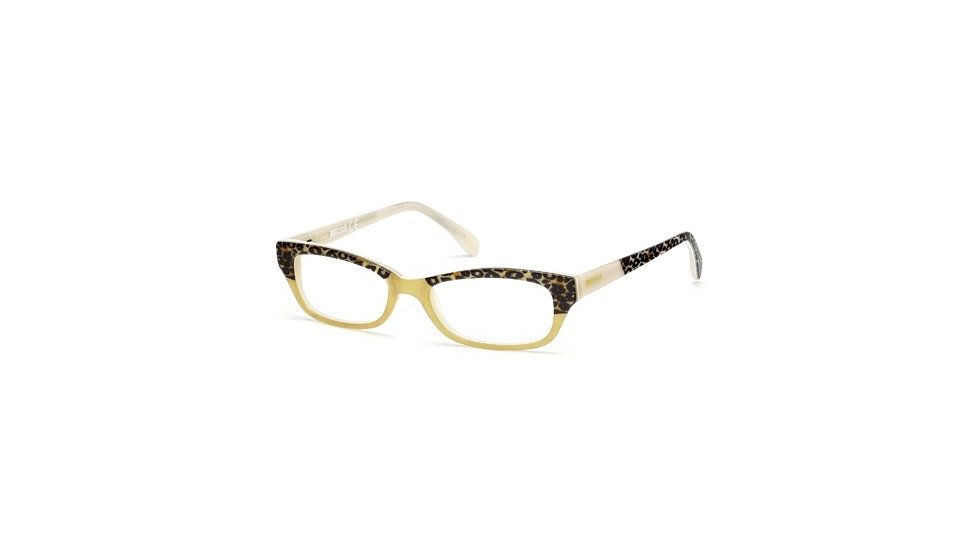 Just Cavalli JC0473 Eyeglass Frames - Yellow Frame Color